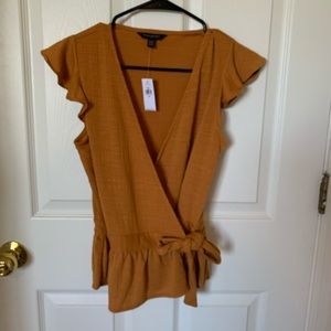 Banana republic peplum top